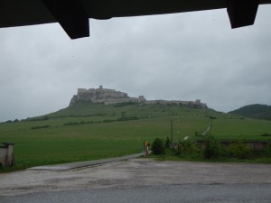 Gloomy and deserted castle