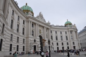 Part of the Hofsburg Palace