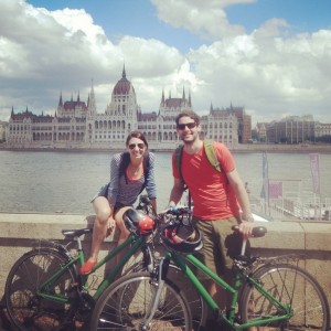 Biking along the Danube