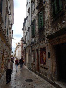 Typical Zadar street