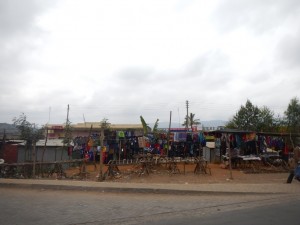 Standard shops similar to many Nairobi shops and kiosks. 