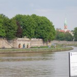 Beautiful Krakow from the river