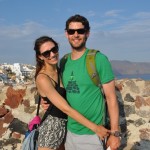 In Oia before sunset
