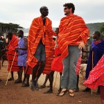 Aaron matching the Masaai