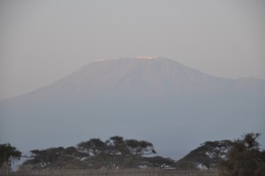 Our one view of Mt. Killi