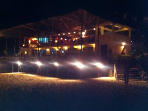 Beach at night